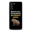 Милый мультяшный чехол для телефона Capybara для Samsung Galaxy S23 Ultra S22 S21 S20 FE 5G S10 S10E S9 S8 Plus Note 20 мягкий чехол-бампер