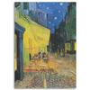 Холст, Терраса кафе ночью - V. Ван Гог репродукция