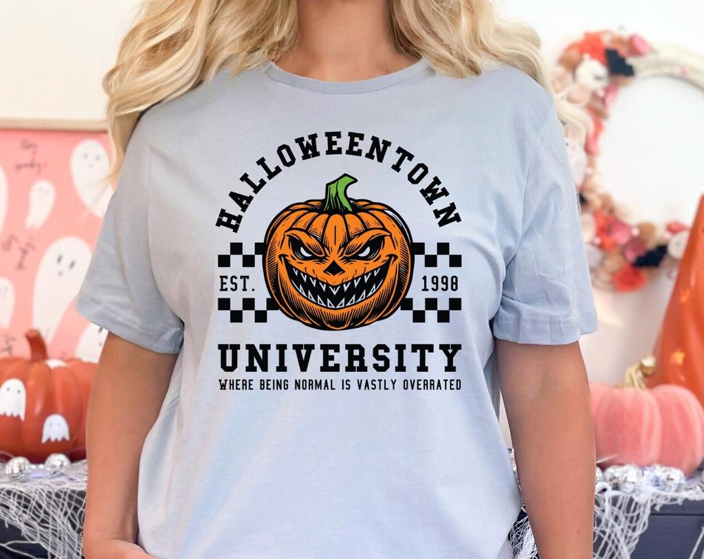 Halloweentown University T-Shirt and kids tshirt, Spooky Pumpkin Graphic Tee