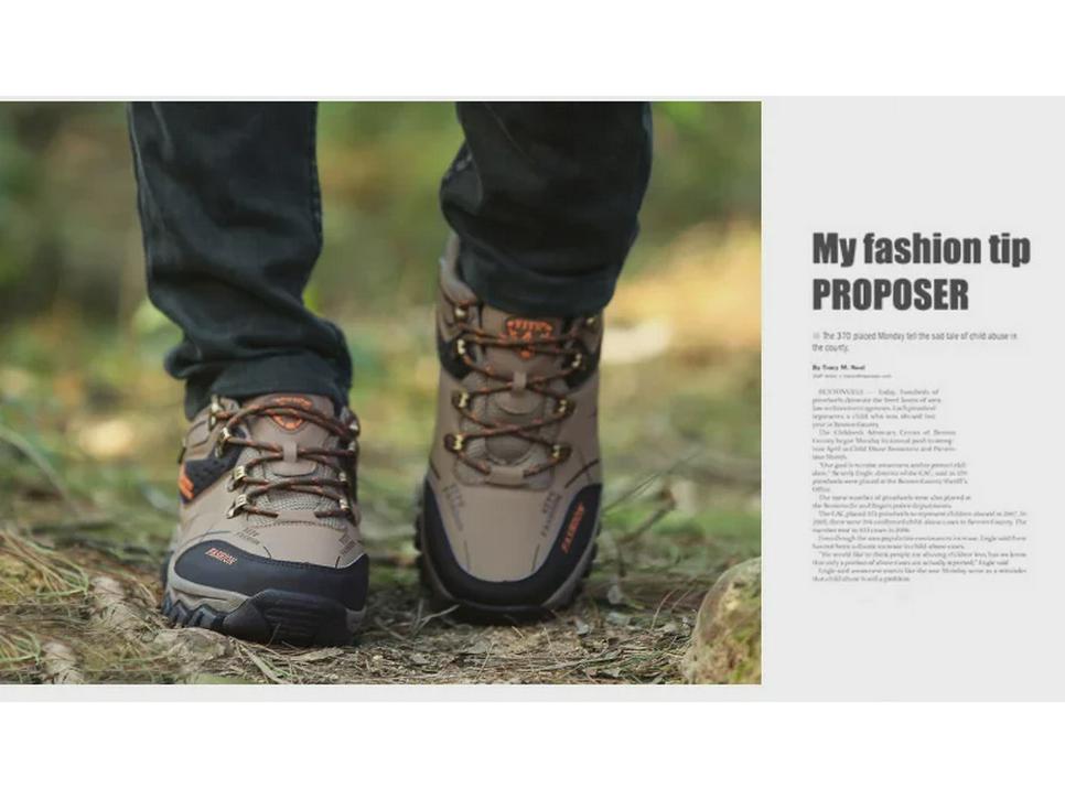 Мужские дышащие нескользящие походные ботинки для активного отдыха — низкие, большого размера, подходят для путешествий и занятий спортом по бездорожью