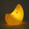 Силиконовый Желтый Милый Ночник Светодиодный в Форме Луны Декоративная Лампа для Детской Комнаты СпальниЖелтый