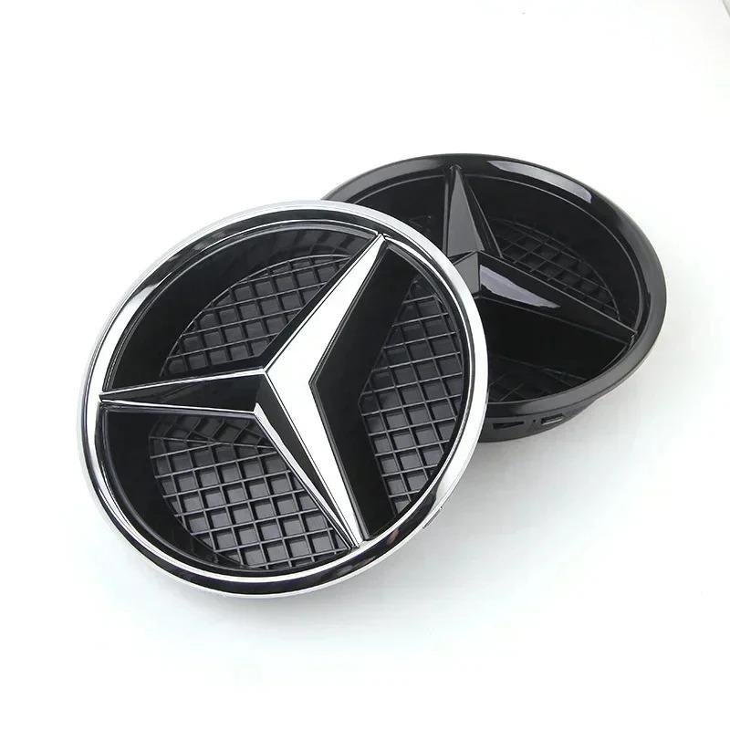 For Mercedes Benz 3D Car Grill Emblem Star Badge Front Grill Logo W204 W205 W213 X253 A B C E S CLA GLB GLC GLE GLS Accessories1 JT1