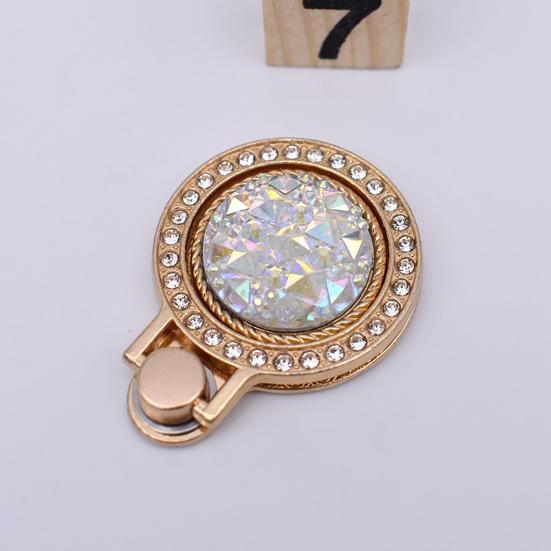 Держатель-кольцо для пальца, Металлический универсальный с вращением на 360 градусов, Стразы, Кольцо для телефона в виде карманных часов