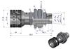 Szybkozłącze Hydrauliczne Gniazdo Long Z Eliminatorem Ciśnienia M22X1.5 Gwint Zewnętrzny Euro (504900) (9199822G/St) (Iso 7241-A) Waryński
