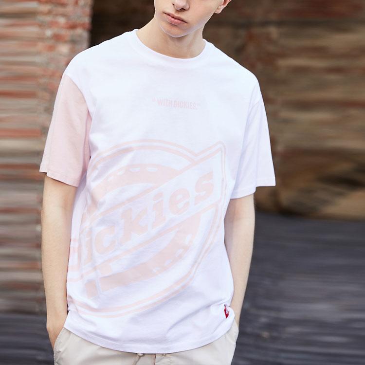 Dickies T Shirt Unisex White Pink DK008908B90