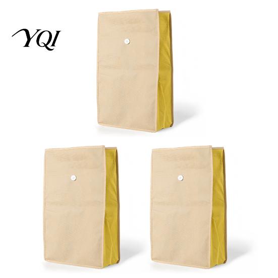 Blackout Bags for Root Vegetables Reusable Self Sealing Potato Onion Storage Bags, Light Blocking Bag with Side Breathable Produce Zipper, Non-woven