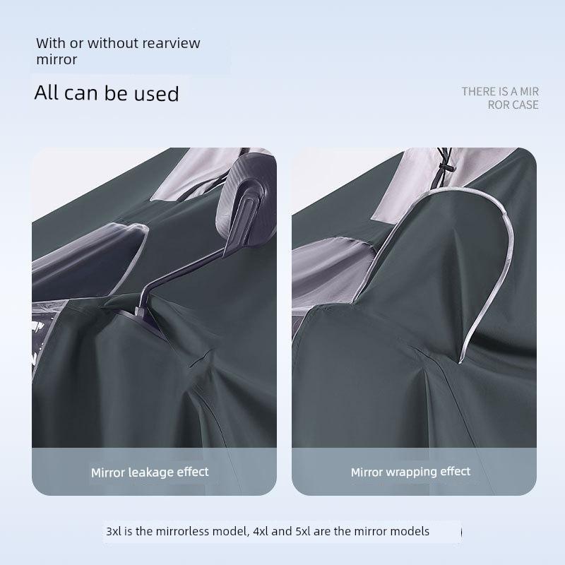 Raincoat for Electric Scooters, Women's Single-Person Riding Transparent Rain Poncho for Electric Motorcycles, Men's Outerwear, Specially Designed