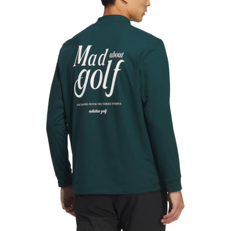 Adidas MOCK NECK POLO T Shirt Men's JM0237-