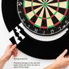 Dartboard Protection Ring Wall Protector Board High Strength Removable Simple Installation Wall Surround Dart Backboard Black Ring