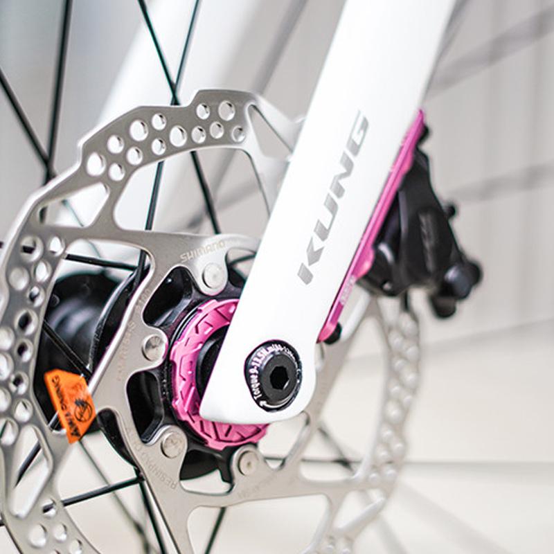 Chaser For Road Bike MTB Bike Ultra-Lightweight 12mm 6-Bolt Disc to Center Lock Conversion Bike Center Lock Disc Brake Cover