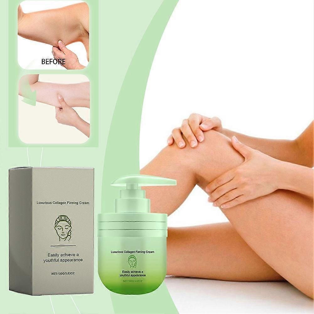 Cujmh Anti-Wrinkle Body Cream 100g Green Formula with Firming Properties for Skin Nourishment and Youthful Appearance