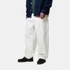 Carhartt WIP Свободные прямые брюки на молнии с квадратной этикеткой Удобные повседневные брюки Мужские брюки I031246-02-02