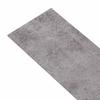 Floor Planks 18 pcs Cement Brown 5.26 m² PVC