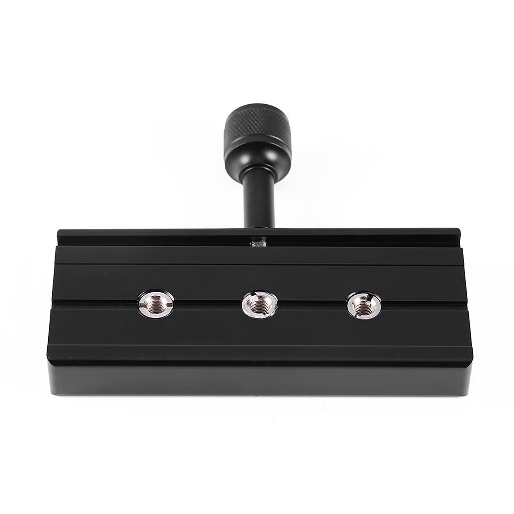 Black QR 120 Clamp Adapter For Quick Release Plate 1 4 3 8 for Arca SWISS RSS Tripod