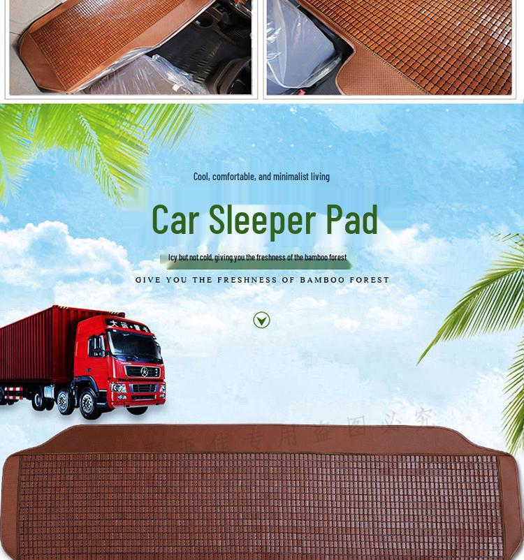 Mahjong Summer Bamboo Seat Mat for Dongfeng Tianlong Jiefang JH6P Deauman Trucks