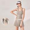 Women's Nude Yoga and Running Suit - Anti-Exposure Summer Sportswear