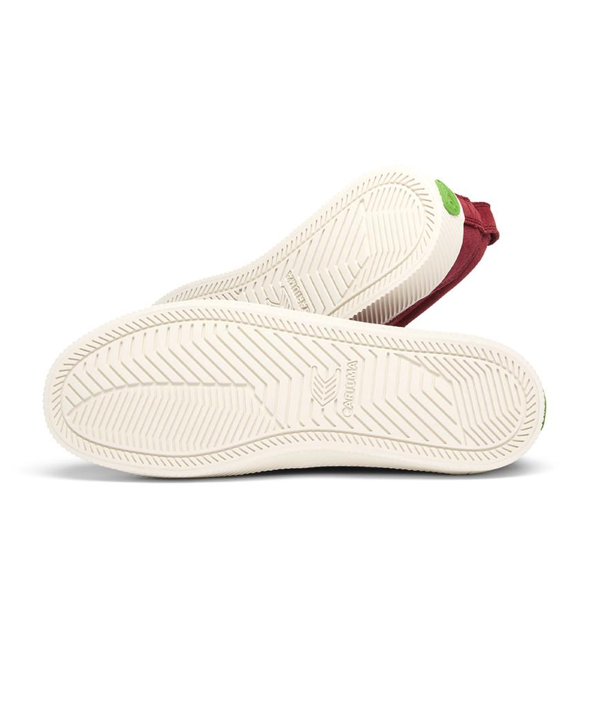 Cariuma Oka Low Бордовый замшевый