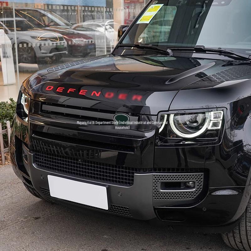 Набор передних эмблем капота и задней двери V8 для Land Rover Defender 110/90