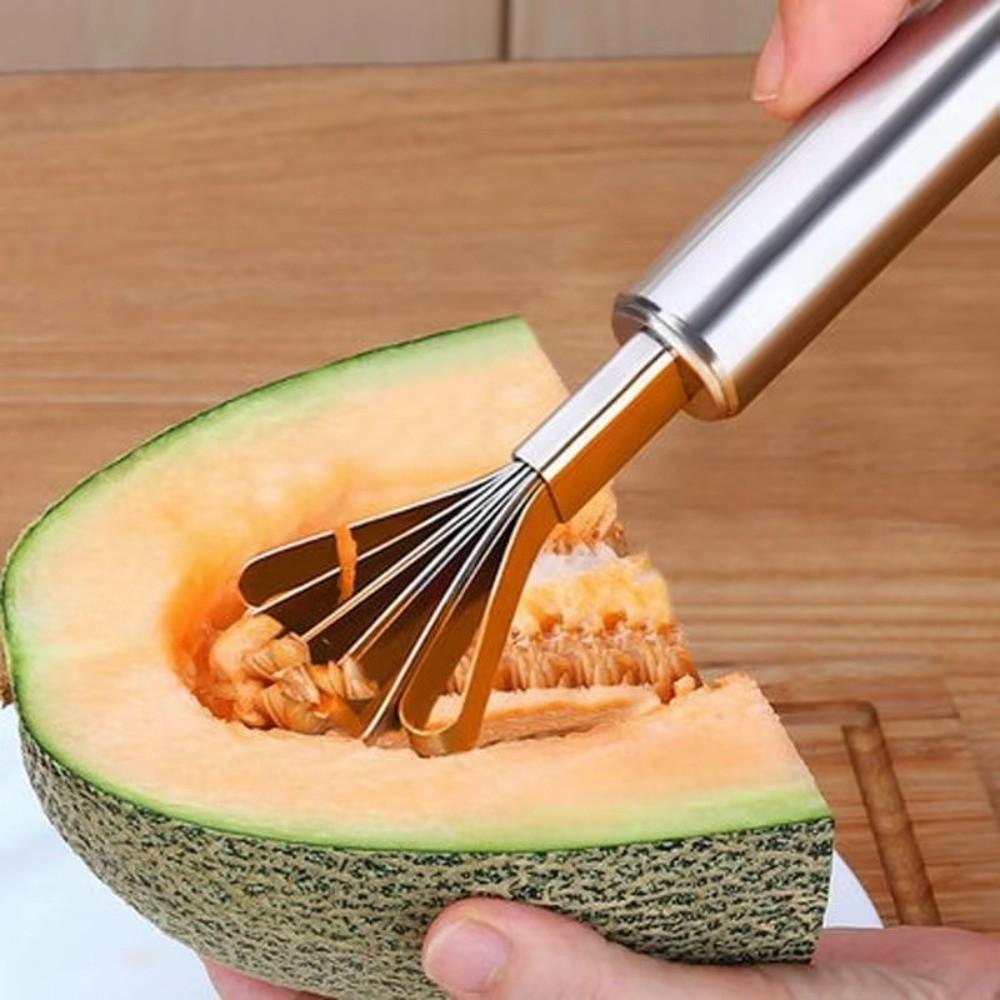 Stainless Steel Coconut Grater Meat Removal Fish Scale Scraper New Fruit Scraper Cooking