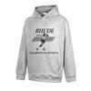 RHUDE Толстовка с графическим принтом из тяжелого хлопка Мужская Повседневная Свободный крой Молодежная Уличная одежда