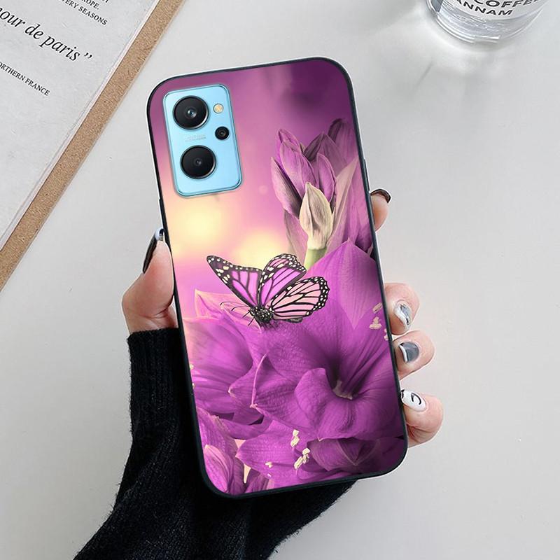 Чехол для OPPO Realme 9i Модный Панда Цветок Мягкий Силикон Задние Чехлы для Realme9i 4G Realme9 i Чехол RMX3491 чехол Fundas сумка