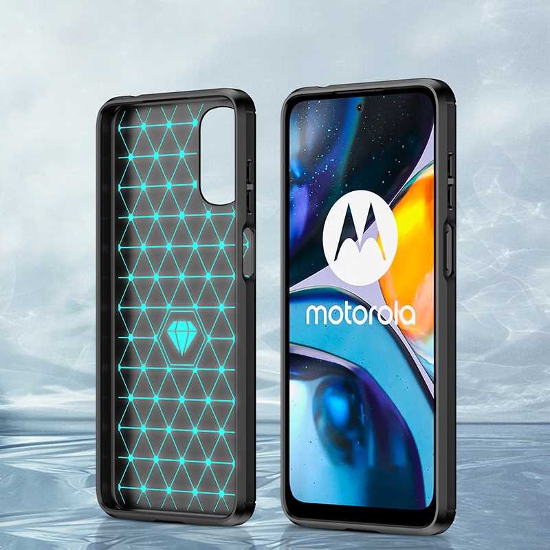 Sc Carbon Motorola G22/E32/E32S Czarny