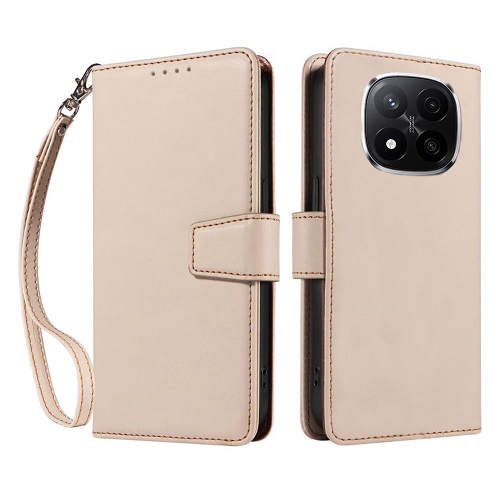 Чехол для Xiaomi Redmi Note 14 Pro+ 5G, кожаный кошелек-книжка с защитой от RFID, флип-чехол для телефона с ремешком на запястье