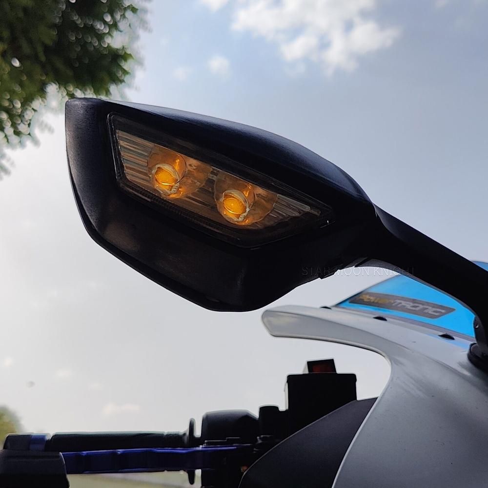 Зеркало заднего вида CBR 650R Для Honda CBR 250R 300R 500R 650R 650F 1000RR со светодиодным указателем поворота боковое зеркало