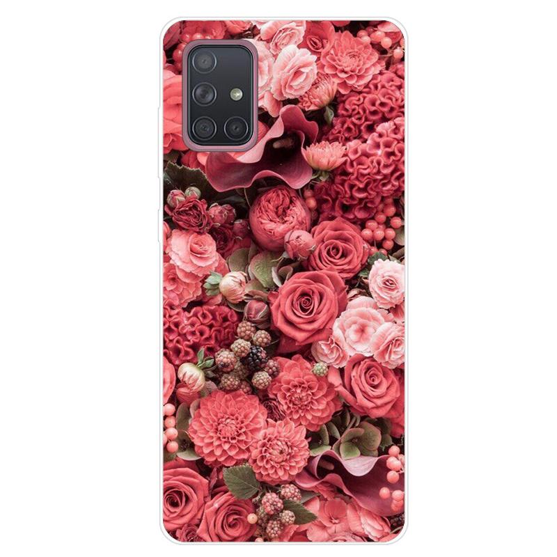 For Samsung Galaxy A51 A71 Case Soft Silicone Cute Cartoon Panda Phone Cases For Samsung A 51 A515F Galaxy A71 A715F Cover Funda