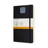 Moleskine Notebook Classic Expanded Notebook Soft Cover Ruled Large Size Grid Black QP616EXP (400 Pages)