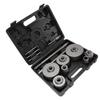 7PCS Hole Saws and 3PCS Connecting Rods Electric Hammer Hole Drilling Cutter Kit for Concrete Brick Cement Wall 30 110mm