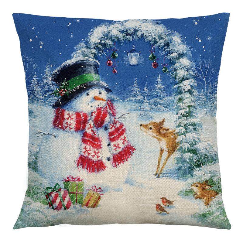 Наволочка Санта-Клауса в горячем стиле, специально разработанная для гостиной, спальни, диванной подушки и подушки