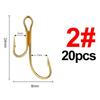 Крючок Мертвая Наживка Лосось Форель Рыболовные Крючки Двойные Рыболовные Крючки Золотые Рыболовные Крючки Двойные Крючки