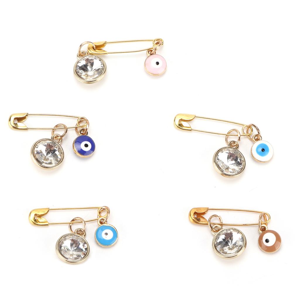 Брошь Турецкие голубые глаза Персонализированная булавка ручной работы для украшения одежды, головных уборов, сумок