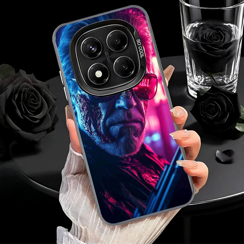 Terminator Arnold Schwarzenegger Soft Phone Case for Xiaomi Redmi Note 13 14 15 Pro Plus 12S 12 11S 11 11T 10S 10 Shockproof Cov