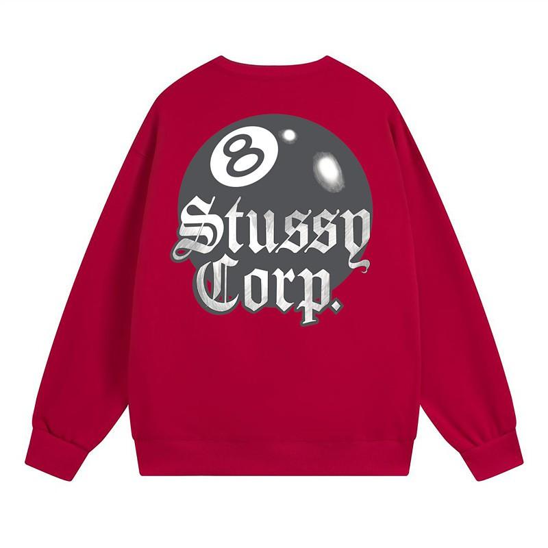 Unisex Streetwear Letter Print Fleece Cotton Sweatshirt Loose Fit Round Neck Long Sleeve Winter Daily Wear