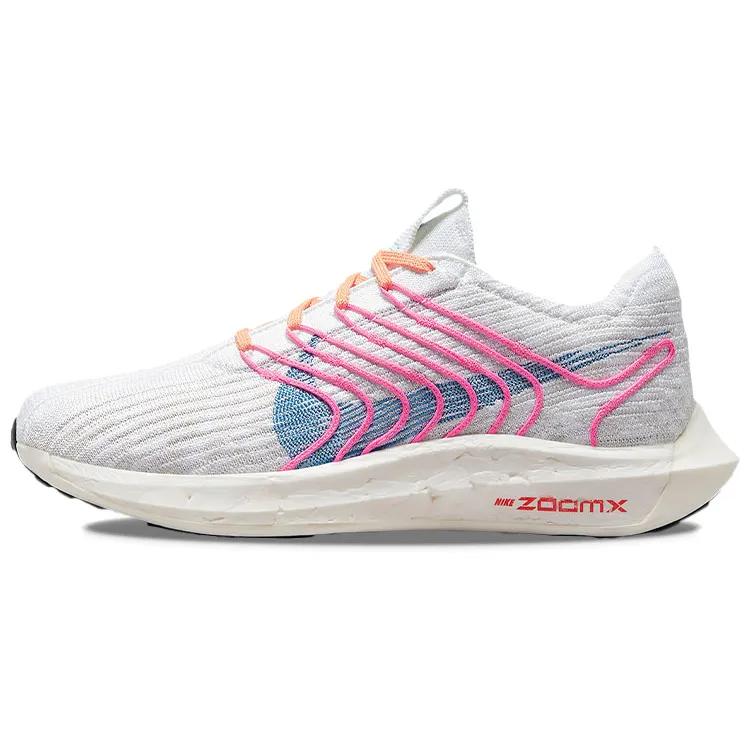 Nike Womens Pegasus Turbo Next Nature 'Together' (women's sizes) White / Pinksicle / Orange Trance / University Blue Running Shoes DZ5221 100