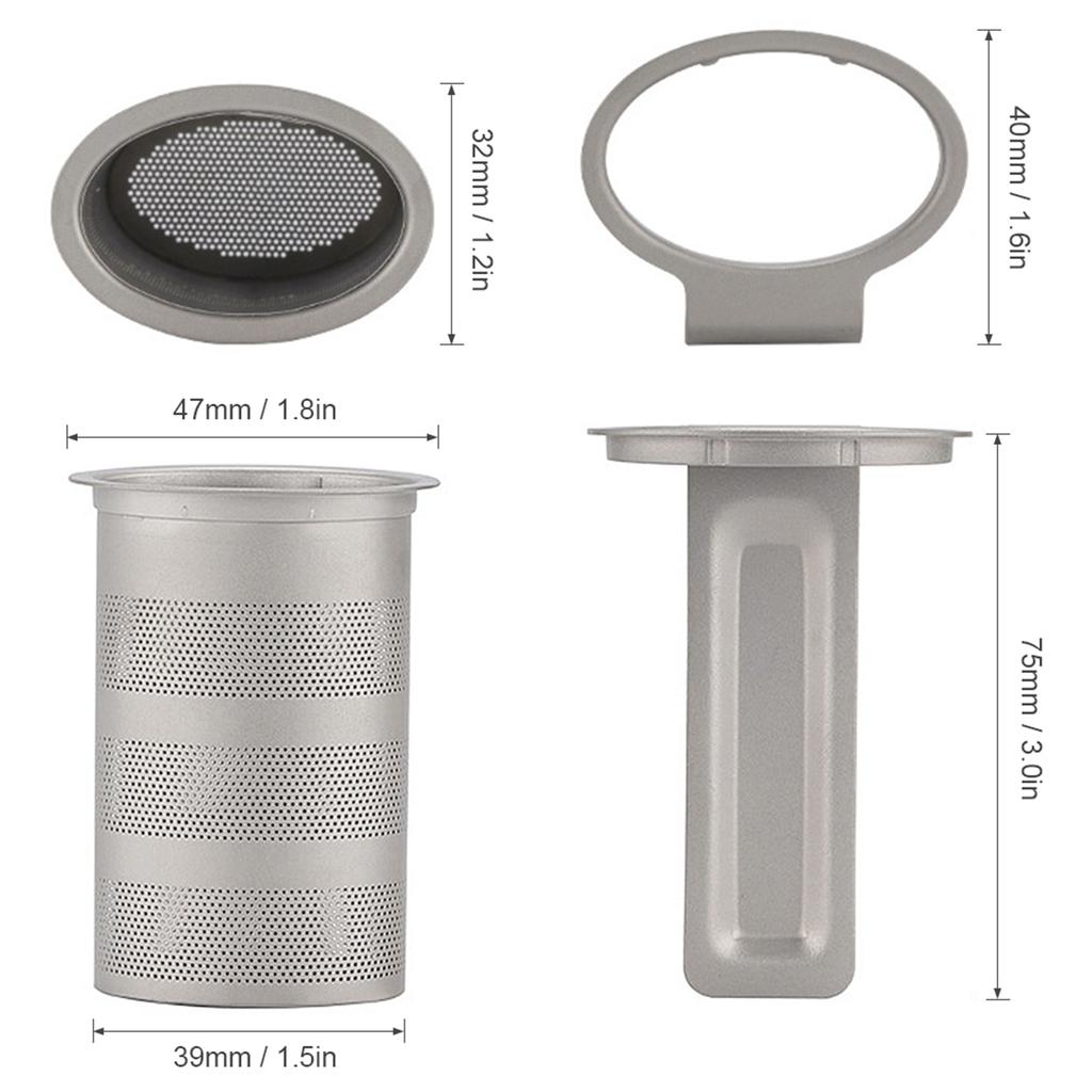 Titanium Mesh Tea Infuser Basket for Tea Cup