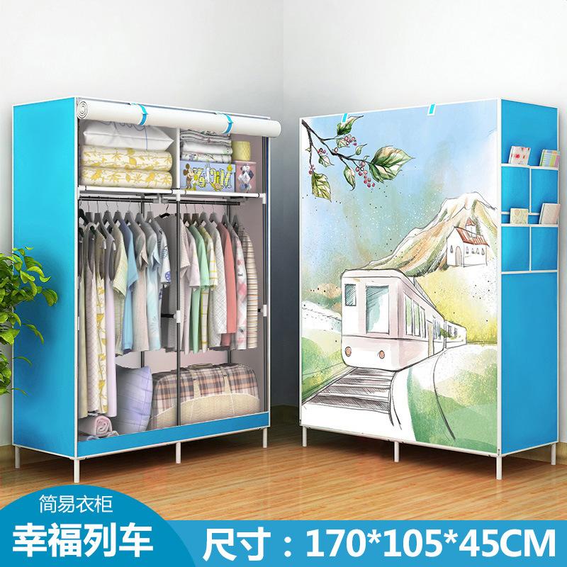 Шкаф Простые тканевые шкафы Компактный шкаф для хранения пыли Подвесной складной G Портативный шкаф для спальни