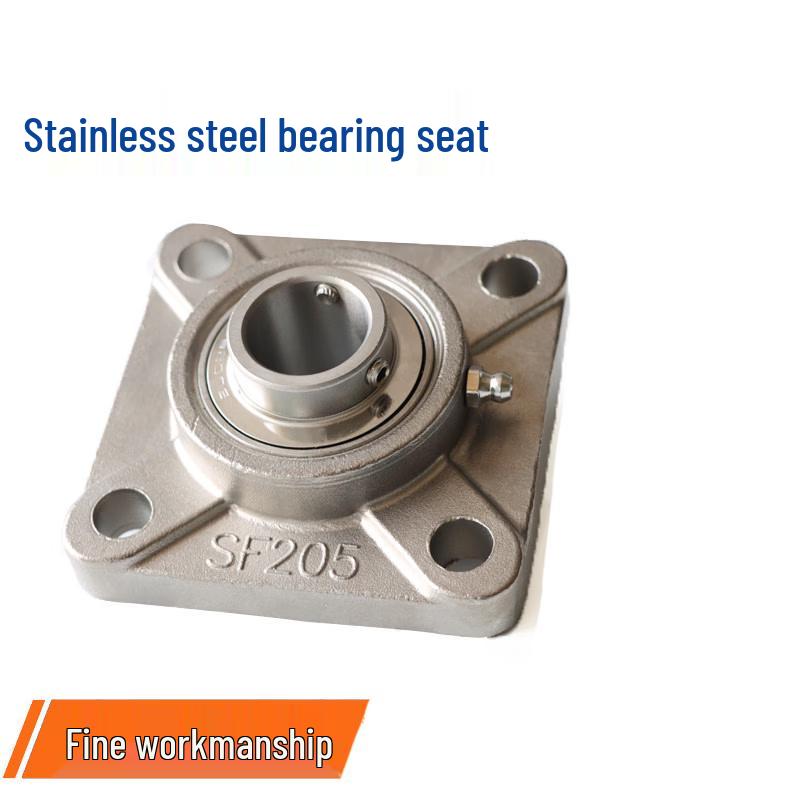 Jundingying SUCF210 Stainless Steel Spherical Flanged Bearing