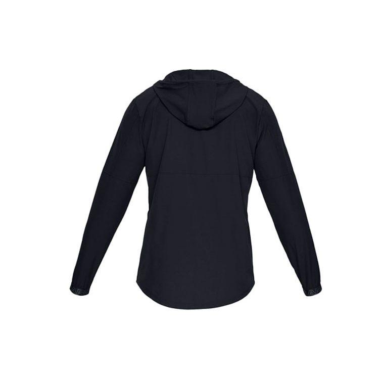 Under Armour Мужская тканая куртка с капюшоном Vanish Черная 1345725-001