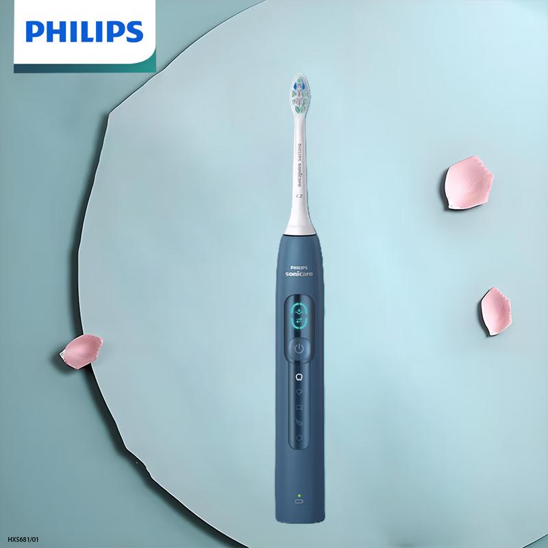 Philips Звуковая электрическая зубная щетка с умной голосовой навигацией, вилка CN (адаптер в комплекте)