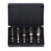 5PcsSet Screw Extractor High Speed Steel Nickel Plated Bolts Remover for Broken Screws