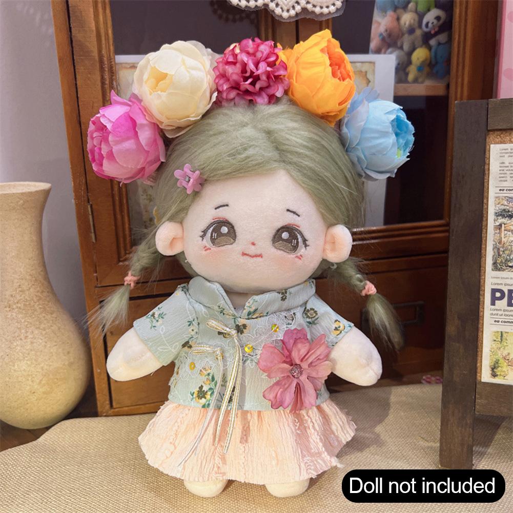 20СМ Хлопковый Комбинезон для Куклы Мультяшная Плюшевая Кукла Сменная Одежда Аксессуары для Игры в Дом Мини-Одежда