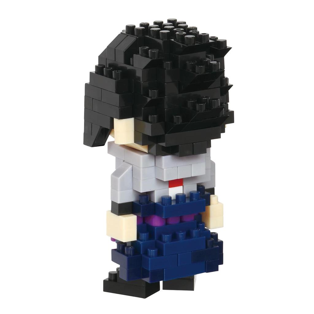 Kawada nanoblock Naruto Shippuden Учиха Саске Возраст 12 и 200 деталей Фигурка, Вверх, NBCC_135