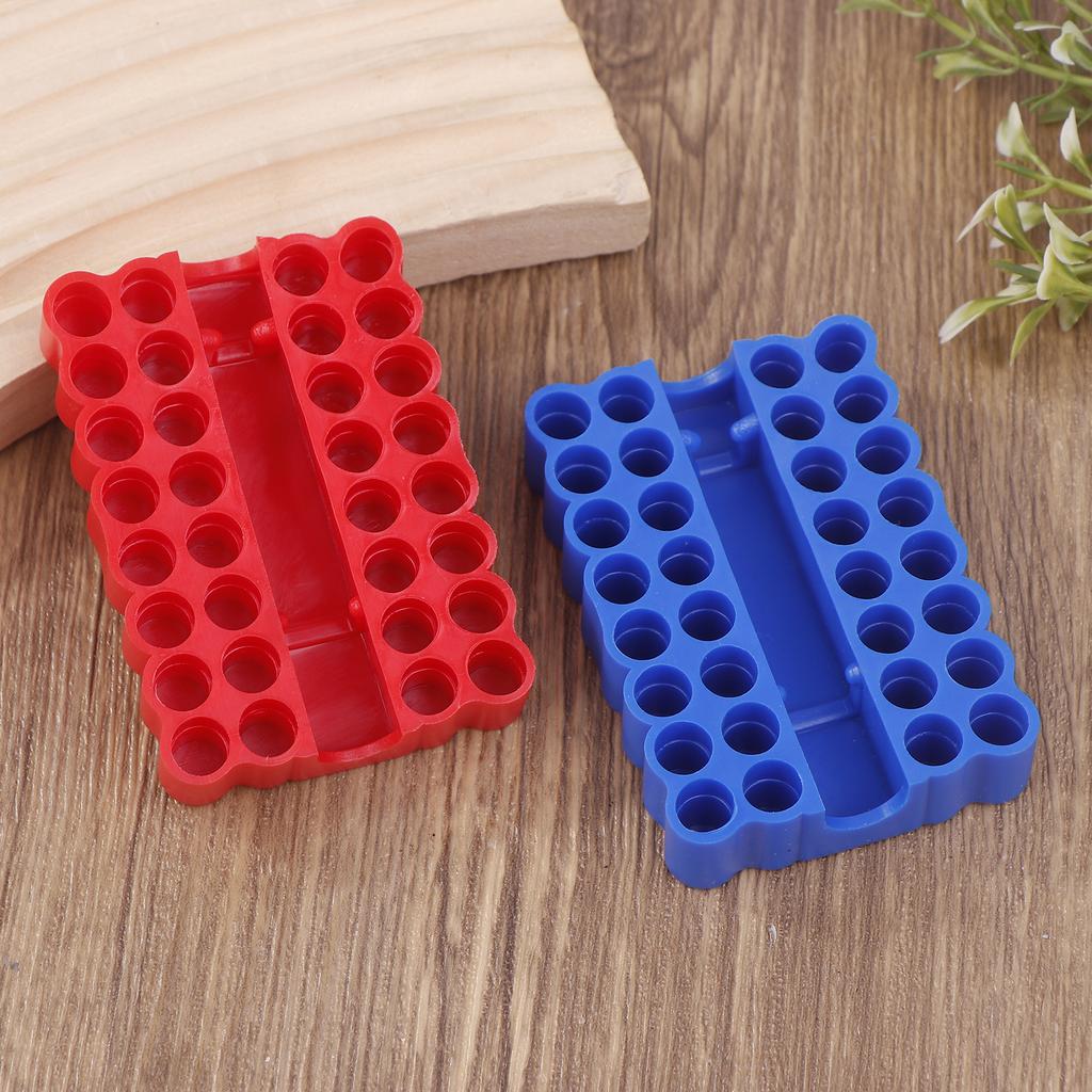 1/2/5Pcs Bit Holder 32 Holes Bit Hex Shank Organiser Screwdriver Bit Holder Drill For Storage For 6.35Mm Shank Storage Box