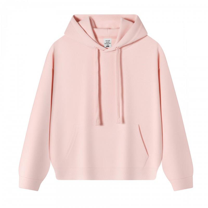 Oversized Heavyweight 350g Cotton Hoodie Men Women Casual Streetwear Pullover Sweatshirt