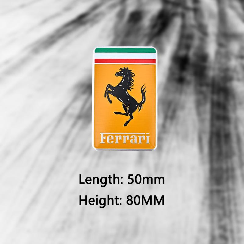 Наклейки-эмблемы на автомобиль Декоративные наклейки на кузов Для Ferrari F1 F8 F80 SF90 Stradale SF90Spider 296 GTB GTS Аксессуары для модификации TY2