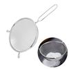 Stainless Steel Flour Filter Screen Handle Mesh Strainer Durable Fine Mesh Strainer  Kitchen Tools