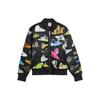 X Jeremy Scott Js Archive Bomber Jacket Black Men Streetwear IA0098